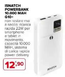 Iperal Isnatch powerbank 10.000 mah G10+ offerta