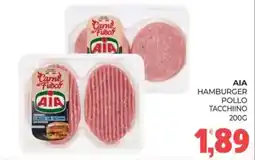 Eté AIA HAMBURGER POLLO TACCHIINO offerta