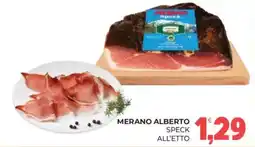 Eté MERANO ALBERTO SPECK offerta
