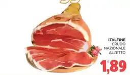Eté ITALFINE CRUDO NAZIONALE offerta