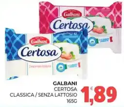 Eté Galbani Certosa Classica / Senza Lattosio offerta