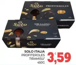 Eté Solo Italia Profiteroles Tiramisu' offerta