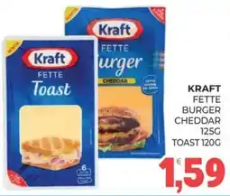 Eté Kraft Fette Burger Cheddar offerta