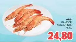 Eté ARBI GAMBERI ARGENTINI L1 offerta