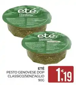 Eté ETÉ PESTO GENOVESE DOP CLASSICO offerta