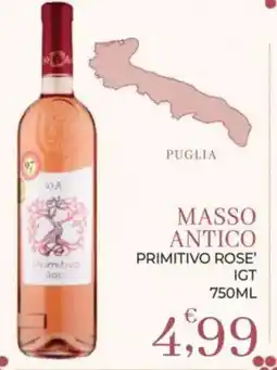 Eté MASSO ANTICO PRIMITIVO ROSE' offerta