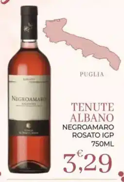 Eté Tenute Albano Negroamaro Rosato IGP offerta