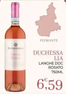 Eté Duchessalia Langhe Rosato offerta