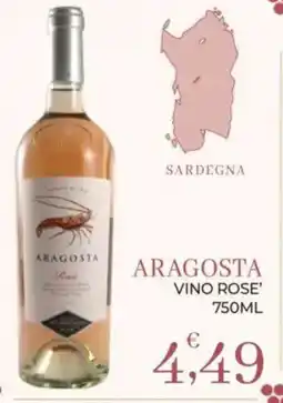 Eté ARAGOSTA VINO ROSE' offerta