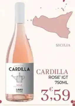 Eté CARDILLA ROSE' IGT offerta