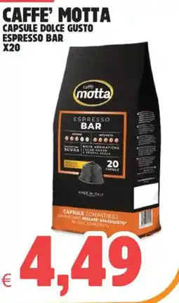 Eté Caffè Motta Capsule Dolce Gusto Espresso Bar offerta