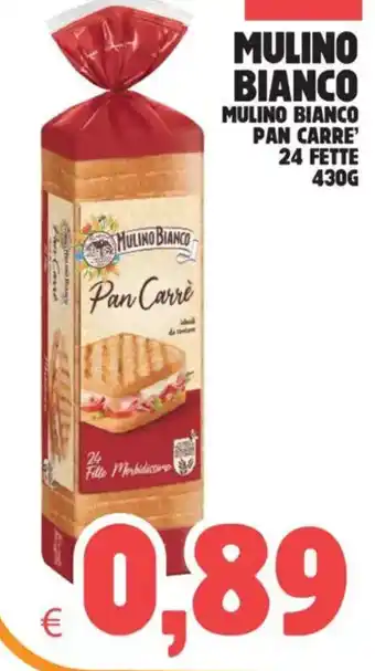 Eté Mulino Bianco Pan Carre' offerta