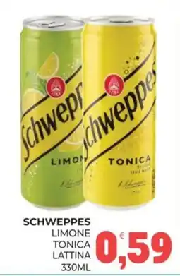 Eté Schweppes Limone Tonica Lattina offerta