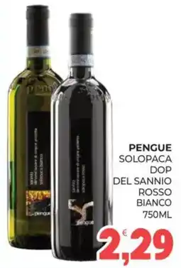 Eté PENGUE SOLOPACA DOP DEL SANNIO ROSSO BIANCO offerta