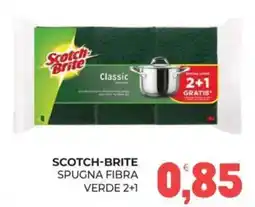 Eté SCOTCH-BRITE SPUGNA FIBRA VERDE offerta