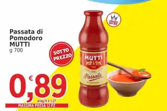 Market Ingross Passata di Pomodoro MUTTI offerta