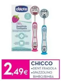 Proshop CHICCO DENT. FRAGOLA SPAZZOLINO BIMBO/BIMBA offerta