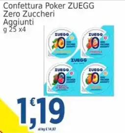Market Ingross Confettura Poker ZUEGG offerta