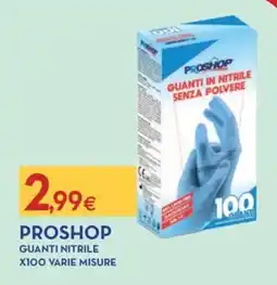 Proshop PROSHOP GUANTI NITRILE offerta