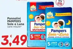 Market Ingross Pannolini PAMPERS Sole e Luna offerta