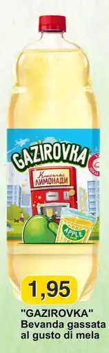 Mix Markt GAZIROVKA Bevanda gassata al gusto di mela offerta