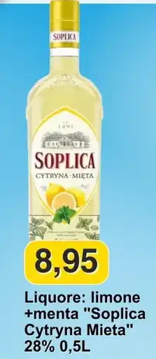 Mix Markt Liquore: limone +menta "Soplica Cytryna Mieta" offerta