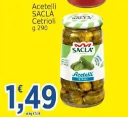 Market Ingross Acetelli SACLA Cetrioli offerta