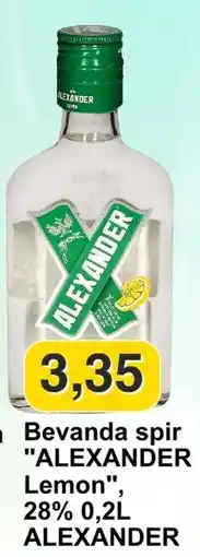 Mix Markt Bevanda spir "ALEXANDER Lemon" offerta