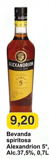 Mix Markt Bevanda spiritosa Alexandrion 5* offerta