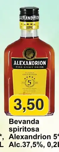 Mix Markt Bevanda spiritosa Alexandrion 5* offerta