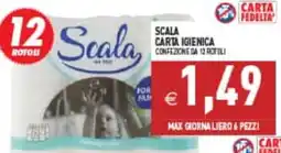 Supermercati Agorà Scala carta igienica offerta