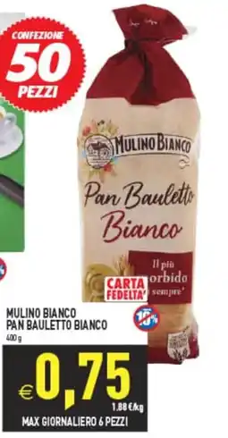 Supermercati Agorà Mulino Bianco Pan Bauletto Bianco offerta