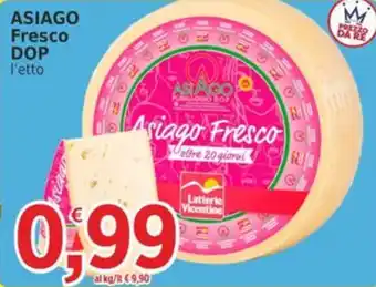 Market Ingross Asiago Fresco DOP offerta