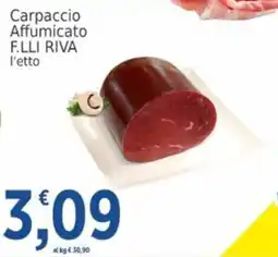 Market Ingross Carpaccio Affumicato F.LLI RIVA offerta