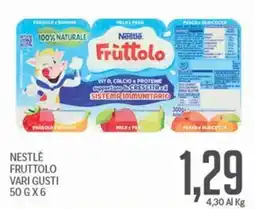 Supermercati Piccolo Nestlé Fruttolo offerta