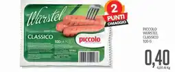 Supermercati Piccolo Würstel Classico piccolo offerta