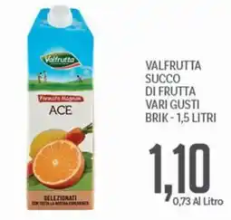 Supermercati Piccolo Valfrutta Succo di Frutta Vari Gusti offerta