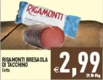 Supermercati Agorà RIGAMONTI BRESAOLA DI TACCHINO offerta