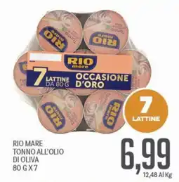 Supermercati Piccolo RIO MARE TONNO ALL'OLIO DI OLIVA offerta
