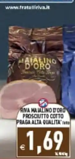 Supermercati Agorà Riva maialino doro prosciutto cotto praga alta qualita' offerta