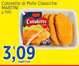 Market Ingross Cotolette di Pollo Classiche MARTINI offerta
