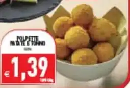 Supermercati Agorà Polpette Patate e Tonno offerta