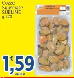 Market Ingross Cozze Sgusciate SUBLIME offerta