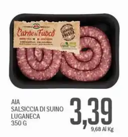 Supermercati Piccolo Carne del Fuoco Salsiccia di Suino Luganeca offerta