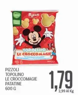 Supermercati Piccolo PIZZOLI TOPOLINO LE CROCCOMAGIE PATATINE offerta