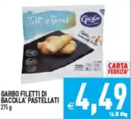Supermercati Agorà Garbo filetti di baccala' pastellati offerta