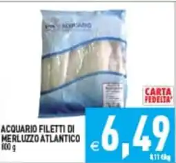 Supermercati Agorà Acquario Filetti di Merluzzo Atlantico offerta