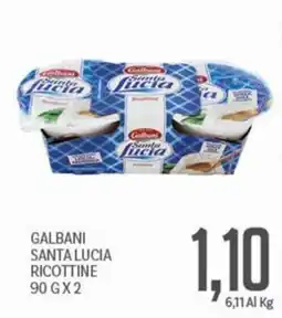 Supermercati Piccolo GALBANI SANTA LUCIA RICOTTINE offerta