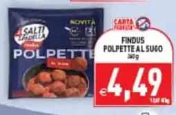 Supermercati Agorà Findus Polpette al sugo offerta