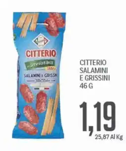 Supermercati Piccolo CITTERIO SALAMINI E GRISSINI offerta